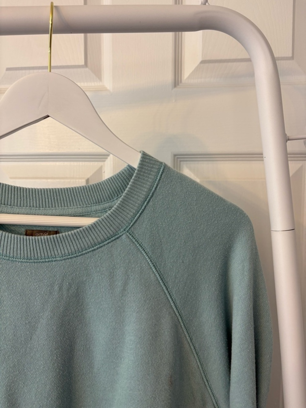 Aerie Blue Seagram Oversized Crewneck Sweatshirt Size Small - Picture 4 of 12